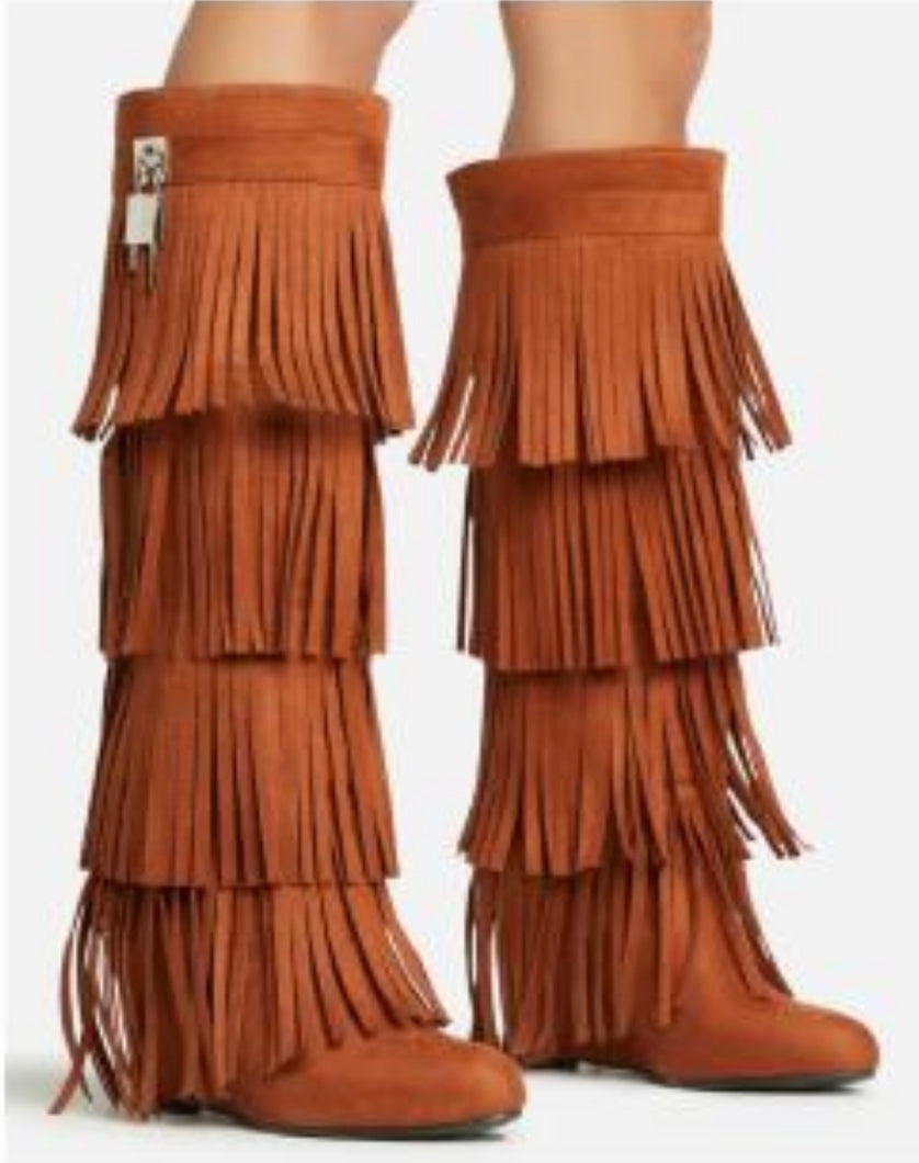 Dixie Fringe Boots