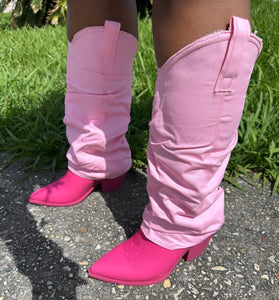 Pink Prairie Girl Boots
