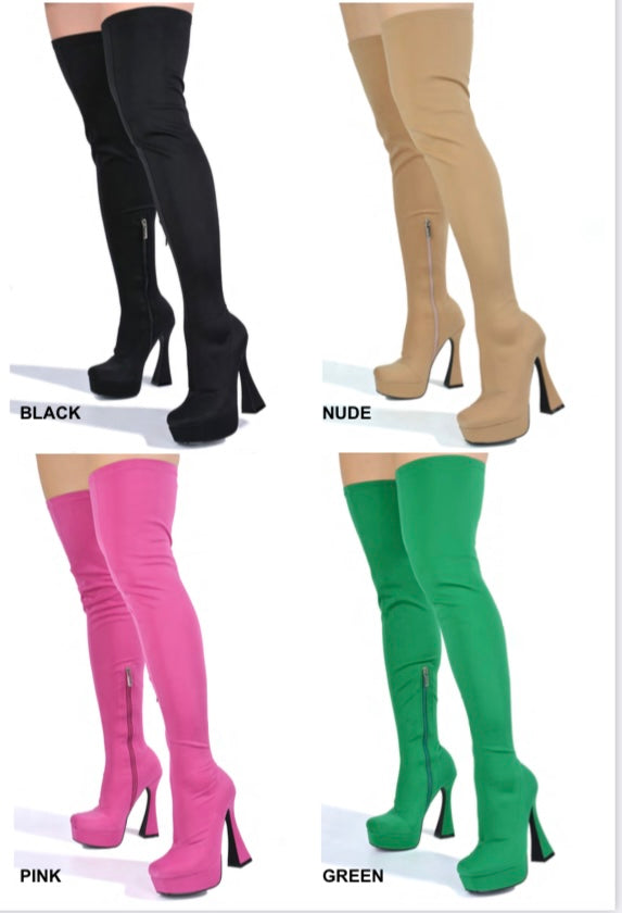 Chela Thigh High Boots